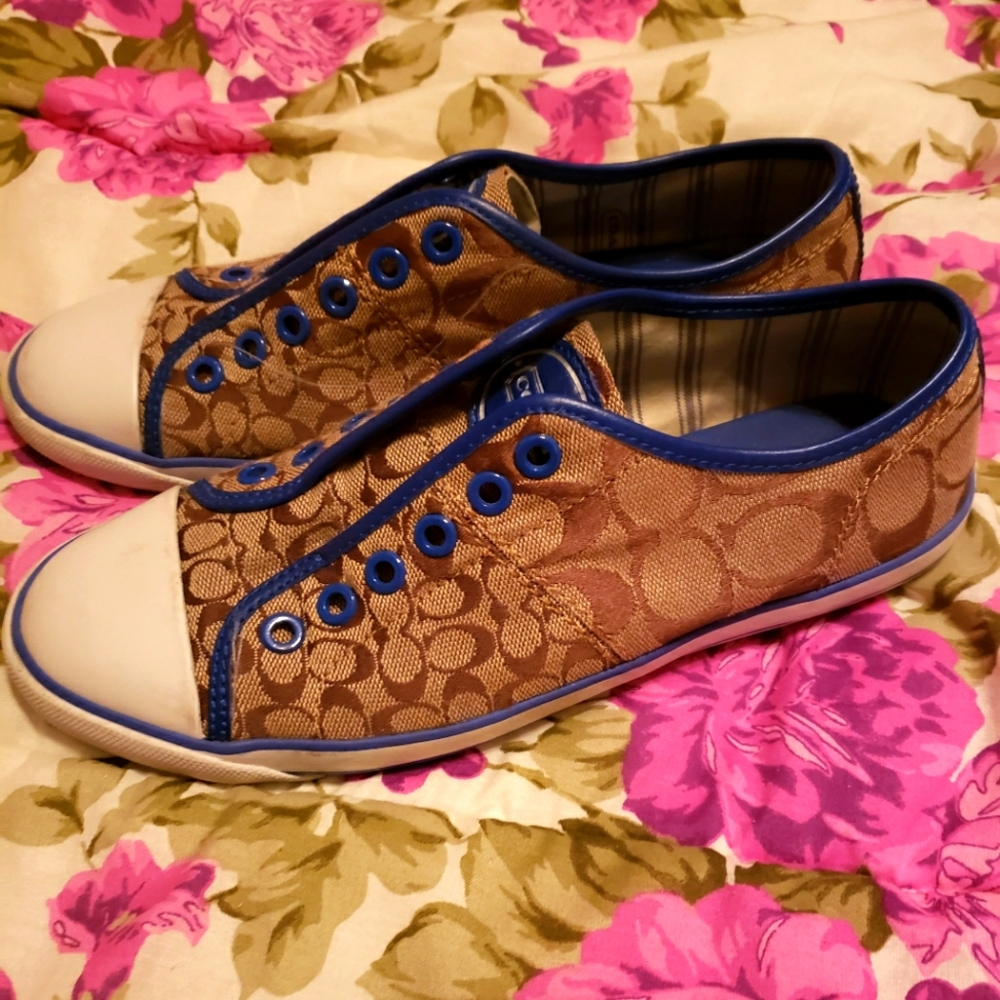 Coach slip on shoes